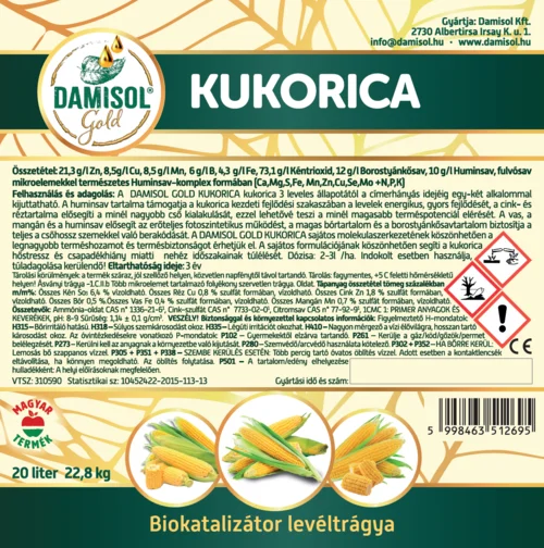 DAMISOL GOLD KUKORICA 20 L