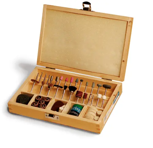 Scheppach Tartozék készlet dekopírfűrészhez, 103 db-os 