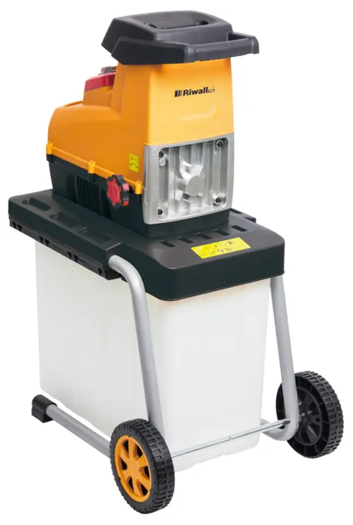 Riwall PRO RES 3044 B elektromos ágaprító 3000 W motorral, átlátszó gyűjtőedénnyel