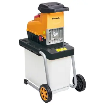 RIWALL RES 3044 B - elektromos ágaprító 3000 W motorral, átlátszó gyűjtőedénnyel