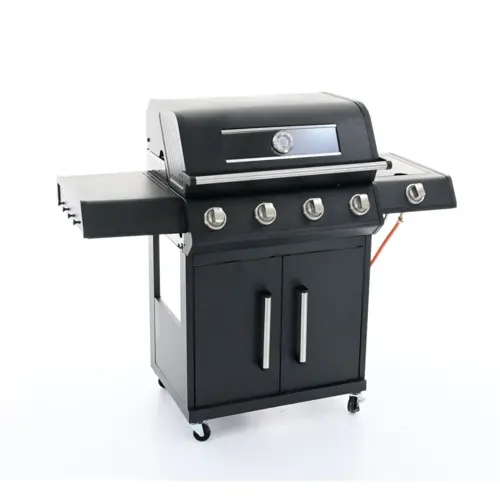 Riwall PRO RGG 41 EXL prémium gázüzemű grillsütő 17 kW, 4+1 gázégővel