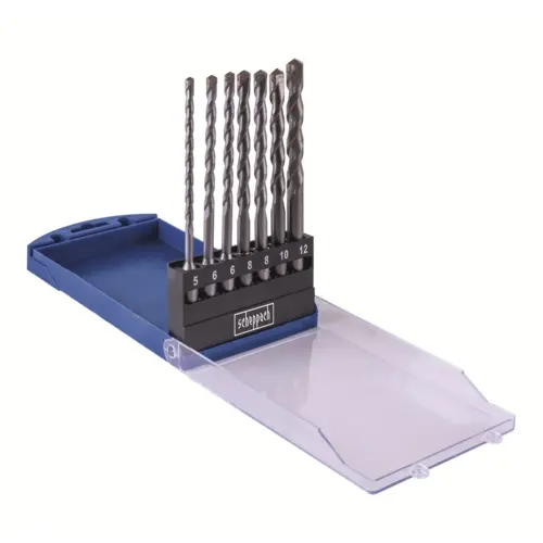 Scheppach Fúrószár készlet (3 db: 8, 10, 12 mm) SDS PLUS 