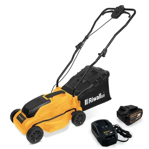Riwall PRO RALM 3320i SET akkus fűnyíró 20 V + 1x 4Ah akkumulátor + 2,4 A töltő