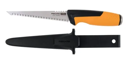 FISKARS PowerTooth gipszkarton fűrész tokkal, 8 tpi
