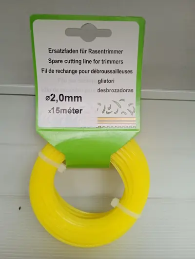 DAMIL 2,0x15 SÁRGA SZÖGLETES
