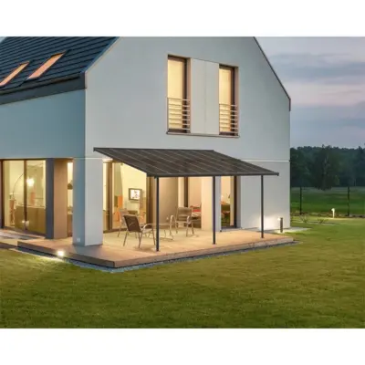 Palram - Canopia Capri 5400 szürke 3 x 5,46 pergola