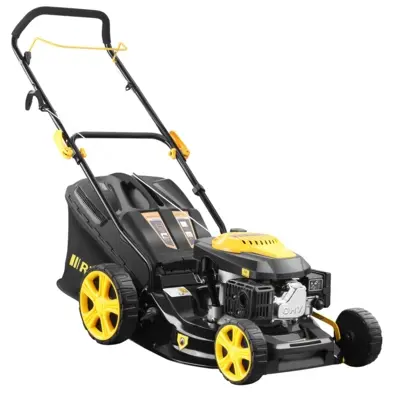 Riwall PRO RPM 4735 P nem önjáró benzinmotoros multifunkciós fűnyíró 3 az 1-ben