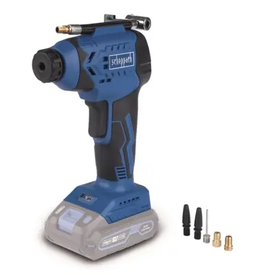 Scheppach C-AC20-X akkus kompresszor IXES 20 V (akku és töltő nélkül)