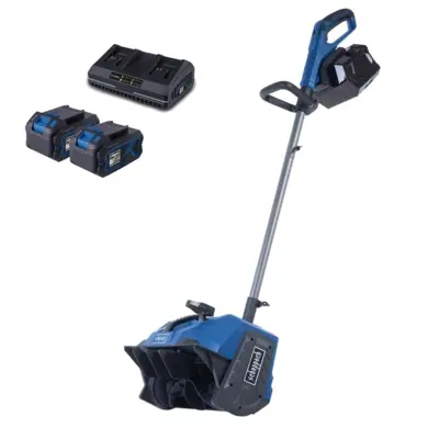 Scheppach BC-SNB410-X-SET XL2 2x20 V IXES akkus hófúvó + 4Ah akkumulátor + 4,5 A dupla töltő