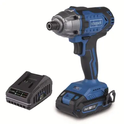 Scheppach C-ID180-X-SET S akkus 20 V-os IXES ütvecsavarozó (2Ah akkuval és 2,4A töltővel)