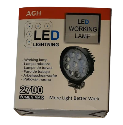 MUNKALÁMPA LED SZÖGLETES 27W